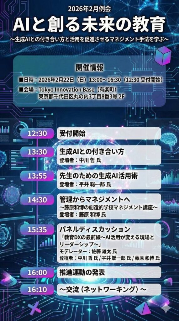 教育従事者向け生成AI活用セミナー「AIと創る未来の教育」に参加しました