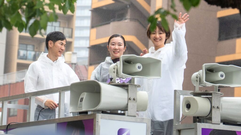 【演説会 日程変更のお知らせ】7月18日（土）勝どき駅前交差点